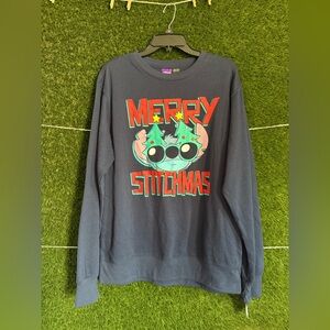 Men’s Size M Merry Stitchmas Fleece Lined Sweater